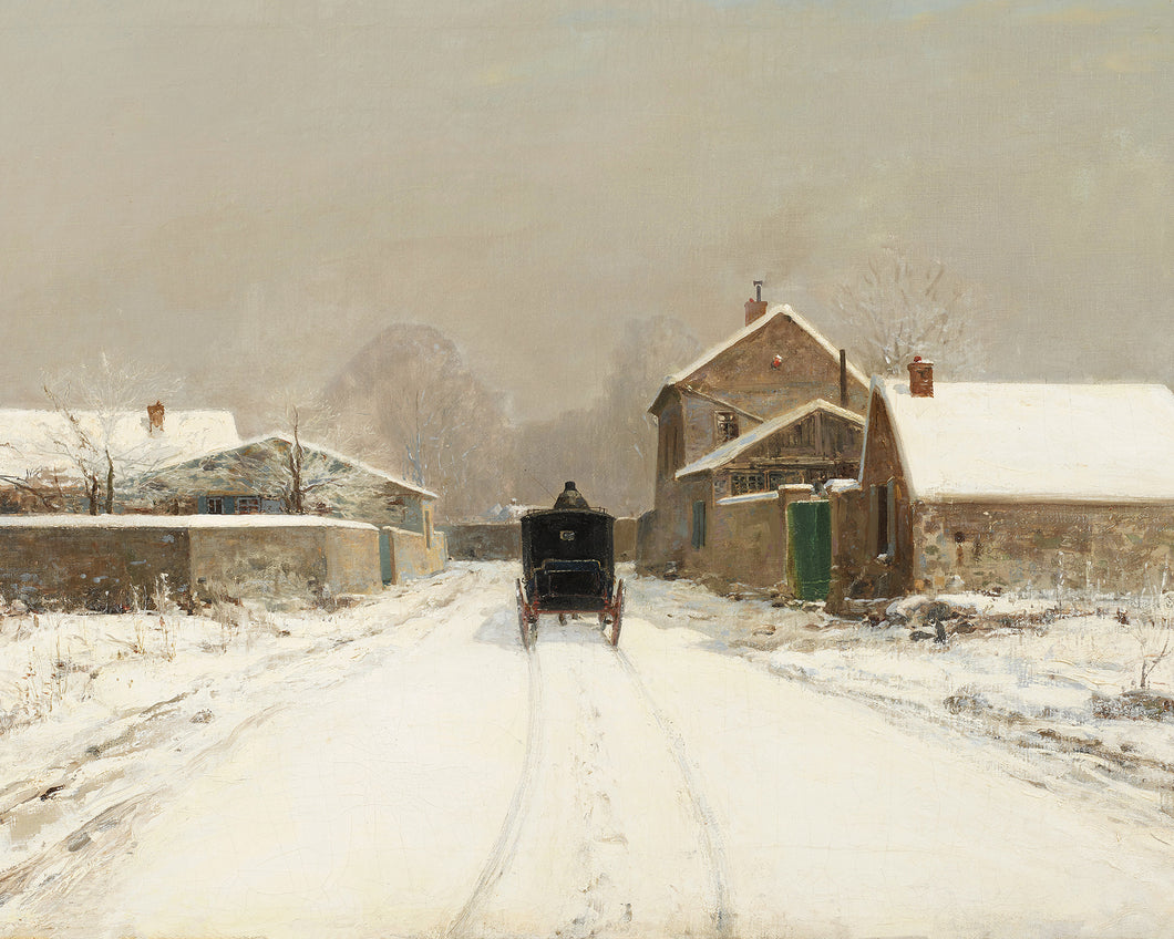 Carriage in the Snow