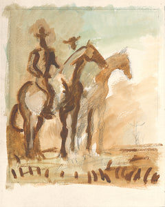 Cowboy Watercolor