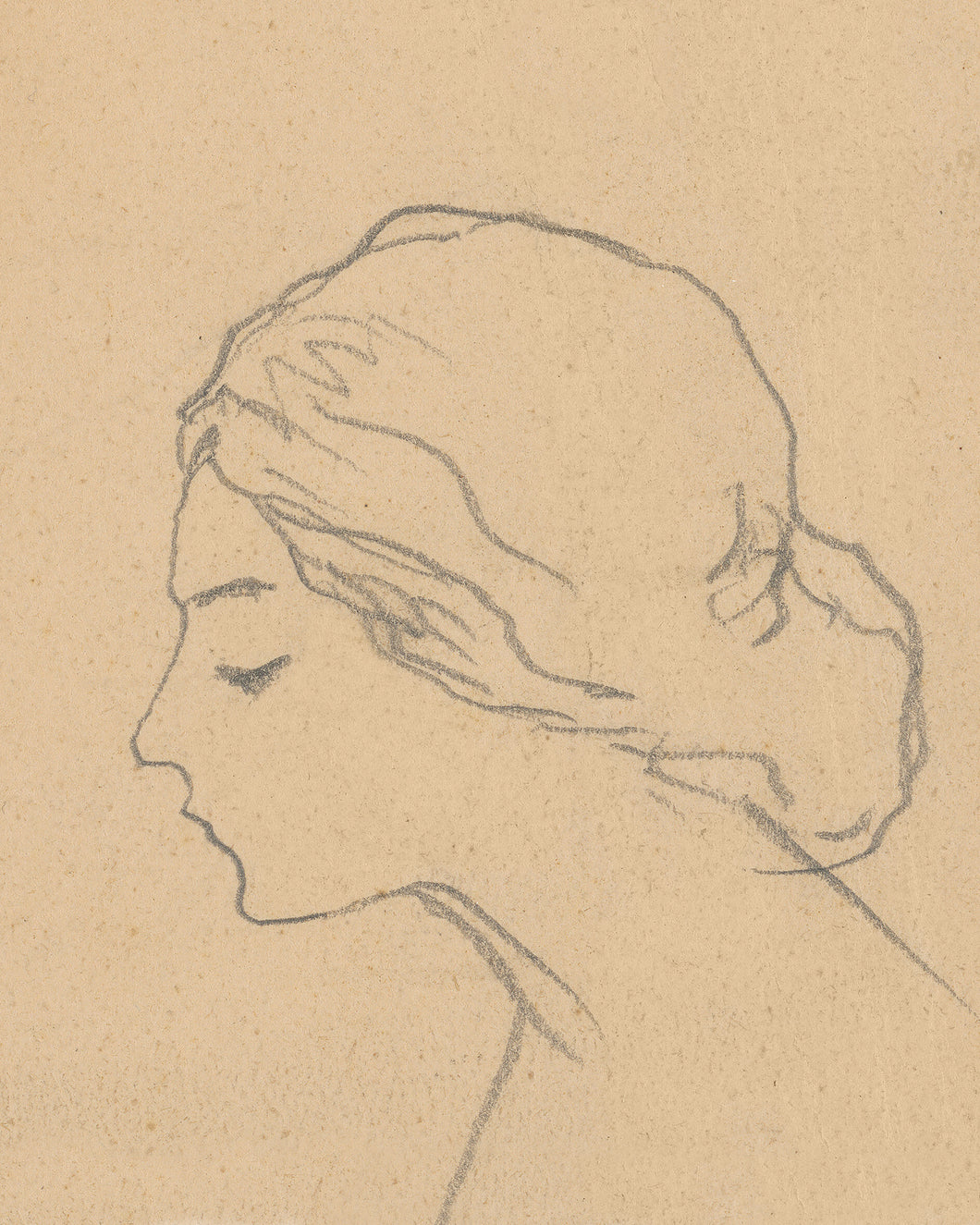 Left Side Profile Sketch