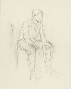 Man Pondering Sketch