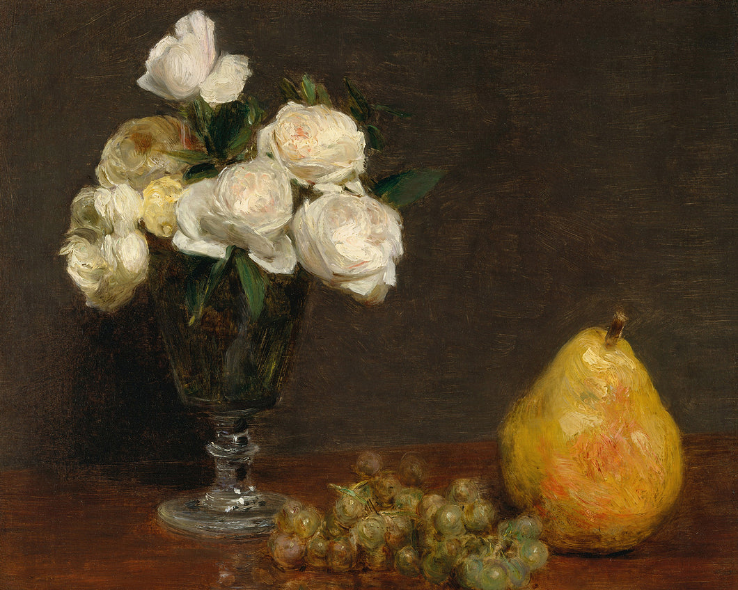 Pear and Roses