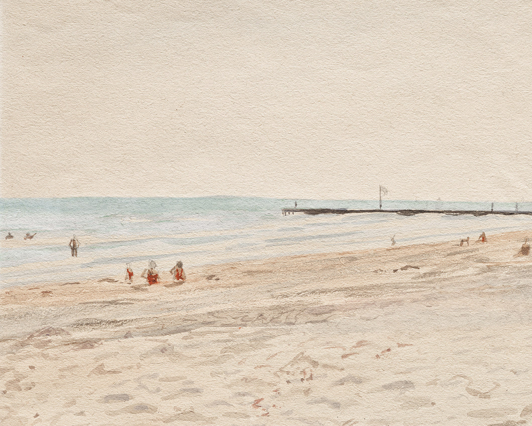 Watercolor Beach