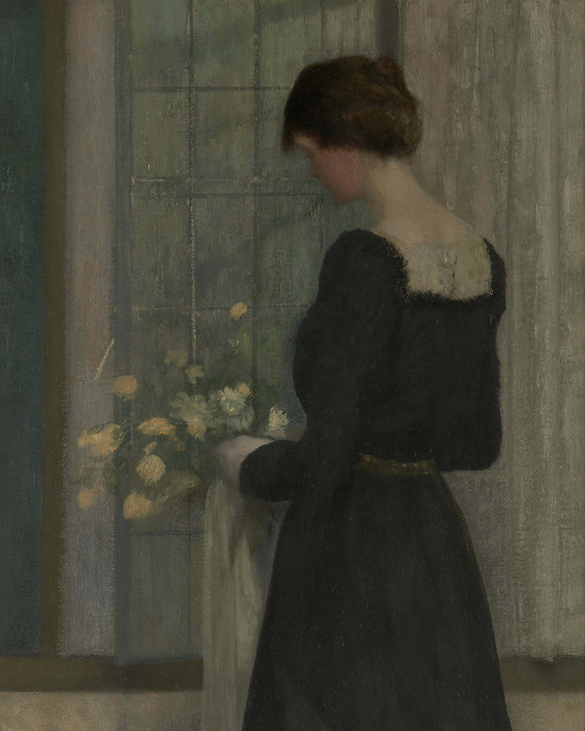 Woman With Flowers