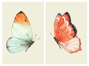 Fire & Ice Butterfly Pair